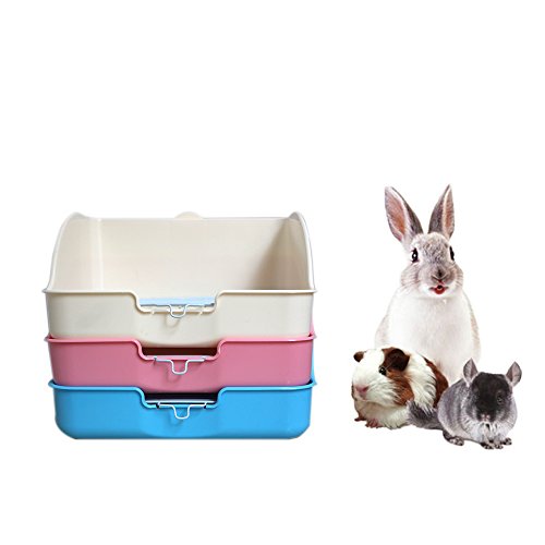 Pet Small Rat Toilet, Square Potty Trainer Corner Litter Bedding Box Pet Pan for Small Animal