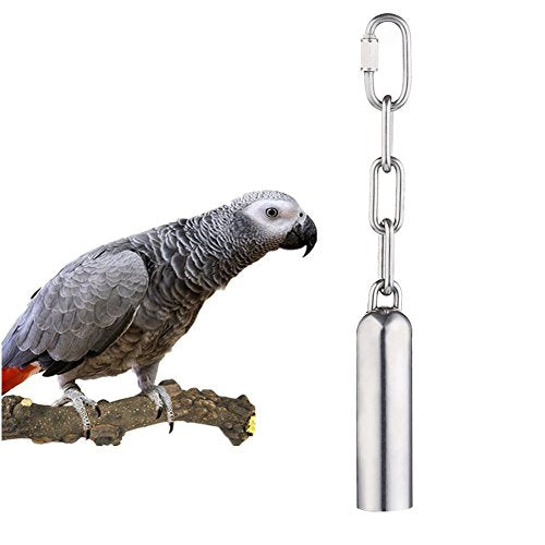 Stainless Steel Bell Toy for Birds,Heavy Duty Bird Cage Toys for Parrots
