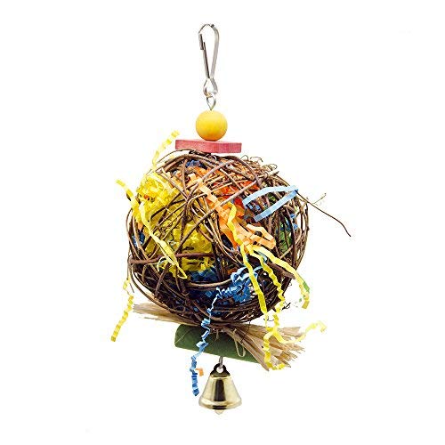 Bird Chewing Toys Foraging Shredder Toy Parrot Cage Shredder Toy Foraging Hanging Toy