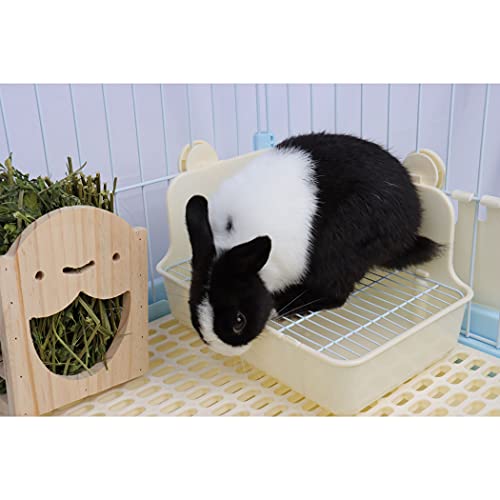 Potty Trainer Corner Litter Box Pet Pan Bedding Small Animal, Rabbit Hamster