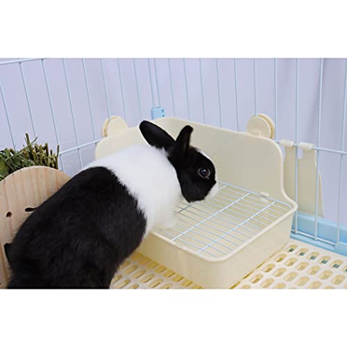 Potty Trainer Corner Litter Box Pet Pan Bedding Small Animal, Rabbit Hamster