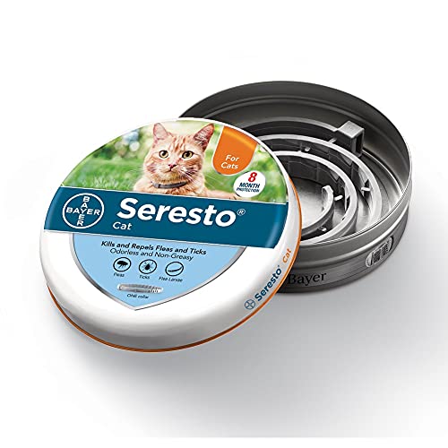 Seresto Flea and Tick Collar for Cats, 8-month Flea and Tick Collar for Cats