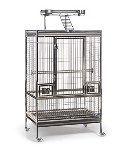 Prevue Pet Products Stainless Steel Playtop Bird Cage