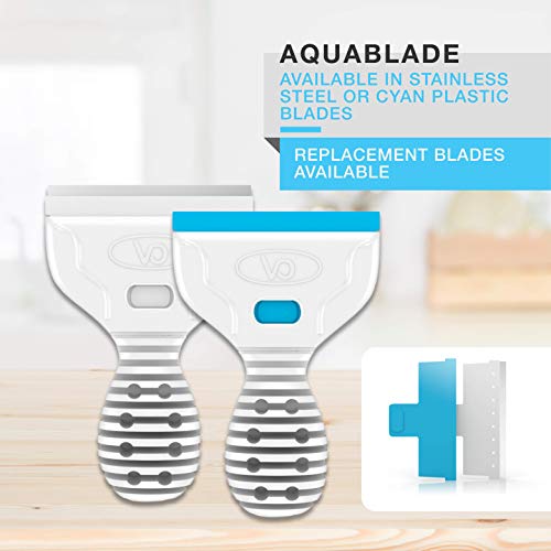 Continuum Aquatics AquaBlade M - Short Stainless Steel Aquarium Scraper to Clean Aquarium Tank