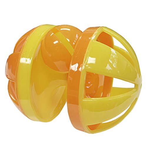 Interactive Rolling Noisemaker Foraging Jingle Ball Cage Accessory