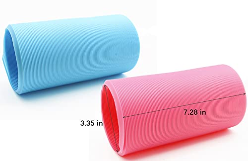 Hamster Fun Tunnels, Pet Rat Plastic Tube Toys & Small Animal Collapsible Exercising Training