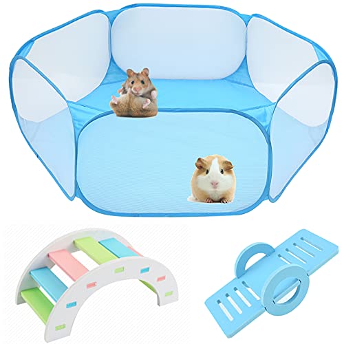 Breathable and Transparent Pet Playpen, Indoor/Outdoor Cage Small Animal