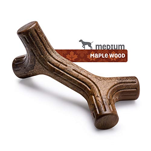 Benebone Maplestick Real Wood Durable Dog Chew Toy, Made in USA, Medium