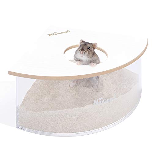 Small Animal Sand-Bath Box - Acrylic Critter's Sand Bath Shower Room & Digging