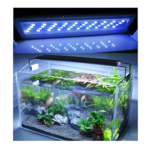 Bright Classic LED Aquarium Light, Reef Plant Fish Tank Light with Extendable Brackets