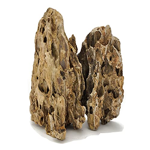 Lifegard Aquatics Aquascaping Dragon Ohko Rock Kit – Decorative Aquarium Rocks, Fish Tanks – 25 Gallon Kits