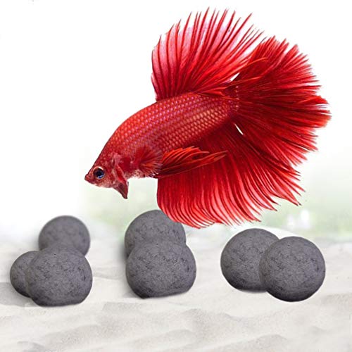 SunGrow Tourmaline Balls for Betta, Calcium Supplement and Water Conditioner with Over 30 Beneficial Elements