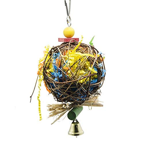 Bird Chewing Toys Foraging Shredder Toy Parrot Cage Shredder Toy Foraging Hanging Toy