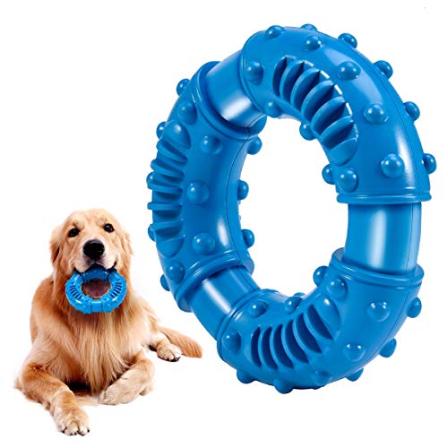Feeko Dog Chew Toys for Aggressive Chewers Large Breed, Non-Toxic Natural Rubber Indestructible Dog Toys