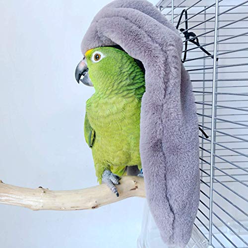 Cozy Corner Fleece Bird Blanket,Cuddle Nest Hanging Toy,Bird Cozy Corner Assorted Colors, Parrot Cage