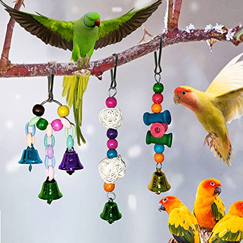 Natural Coconut Hideaway with Ladder Small Bird Parrot Swing Chewing Toys Bird Toys for Parakeets